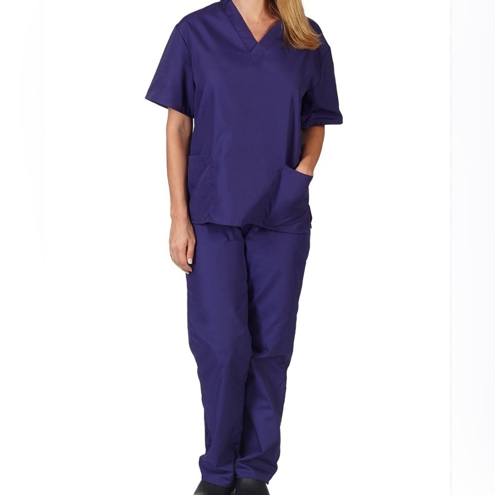 Natural Uniforms Unisex 2 Piece Scrub Set Size S